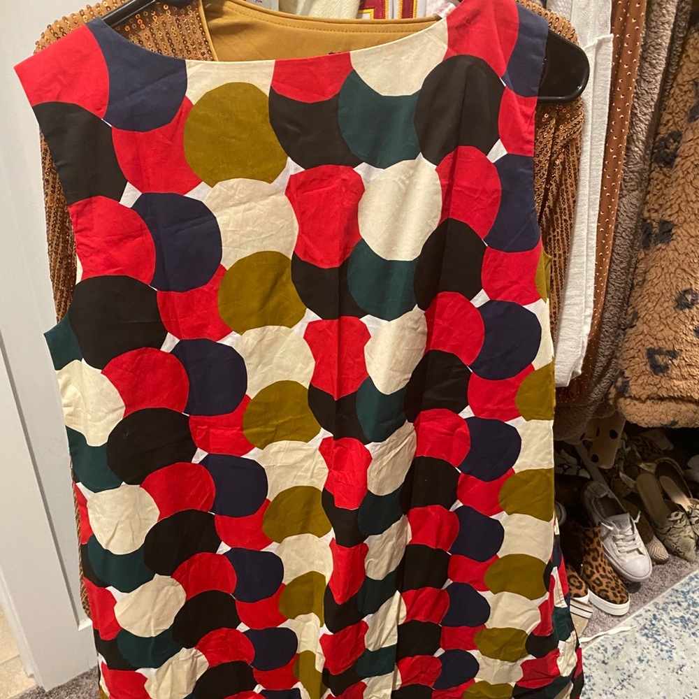 Fun polkadot sleeveless dress
